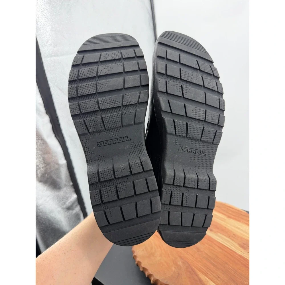 Merrell legend 2 Moc Leather Slip On Shoes Mens 15 Black J500729 Casual Comfort